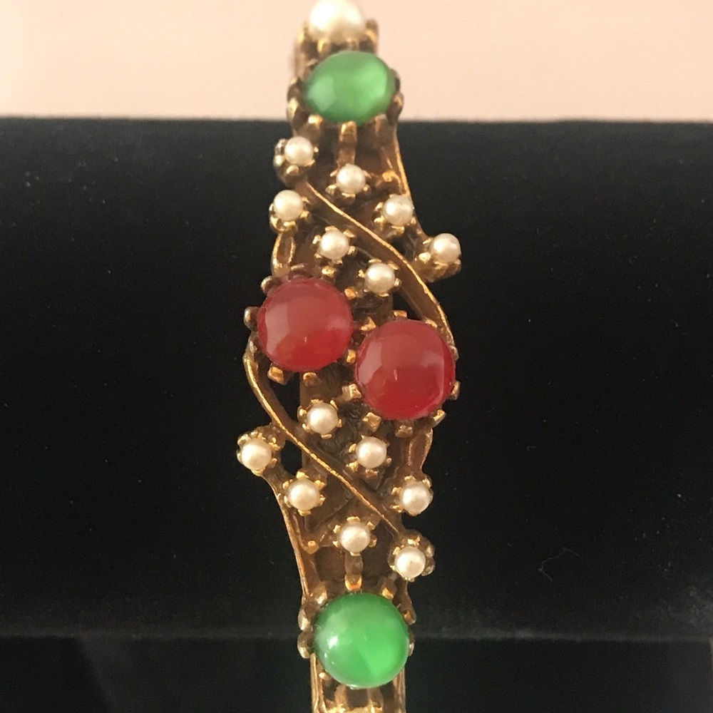 Vintage Victorian Etched Bracelet